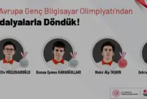 Avrupa Genç Bilgisayar Olimpiyatı'nda Türkiye'ye Dört Madalya