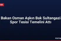 Bakan Osman Aşkın Bak Sultangazi Spor Tesisi Temelini Attı
