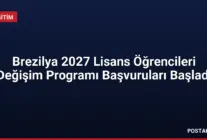 Brezilya 2027 Lisans Öğrencileri Değişim Programı Başvuruları Başladı