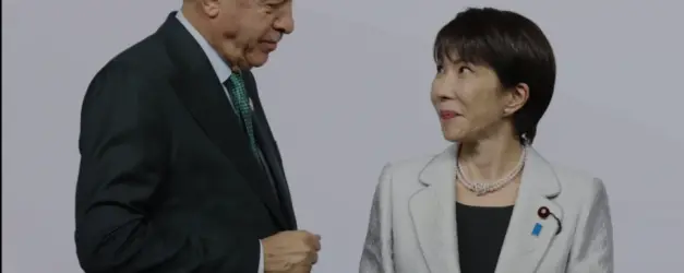 Cumhurbaşkanı Erdoğan ve Japonya Başbakanı Takaiçi Görüştü