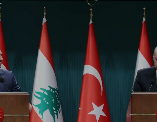 Cumhurbaşkanı Erdoğan ve Lübnan Cumhurbaşkanı Avn Ankara’da Görüştü