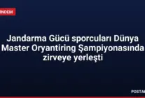 Jandarma Gücü sporcuları Dünya Master Oryantiring Şampiyonasında zirveye yerleşti