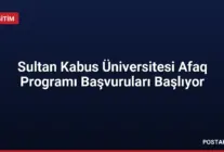 Sultan Kabus Üniversitesi Afaq Programı Başvuruları Başlıyor