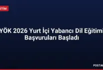 YÖK 2026 Yurt İçi Yabancı Dil Eğitimi Başvuruları Başladı