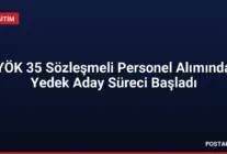 YÖK 35 Sözleşmeli Personel Alımında Yedek Aday Süreci Başladı