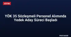 YÖK 35 Sözleşmeli Personel Alımında Yedek Aday Süreci Başladı