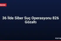 36 İlde Siber Suç Operasyonu 826 Gözaltı
