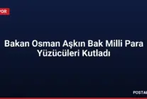 Bakan Osman Aşkın Bak Milli Para Yüzücüleri Kutladı