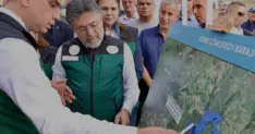 Bakan Yumaklı Edirne Çömlekköy Barajı İnşaatında İncelemelerde Bulundu