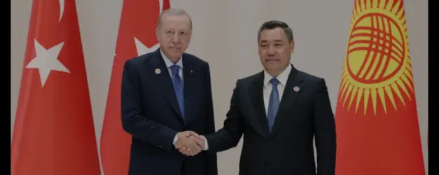 Cumhurbaşkanı Erdoğan Bişkek Zirvesi Kapsamında Caparov ile Görüştü