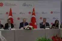 Cumhurbaşkanı Erdoğan New York'ta ABD'li düşünce kuruluşu temsilcileriyle buluştu
