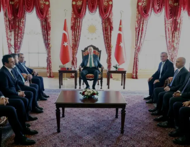Cumhurbaşkanı Erdoğan Süper Lig Kulüp Başkanlarını Kabul Etti
