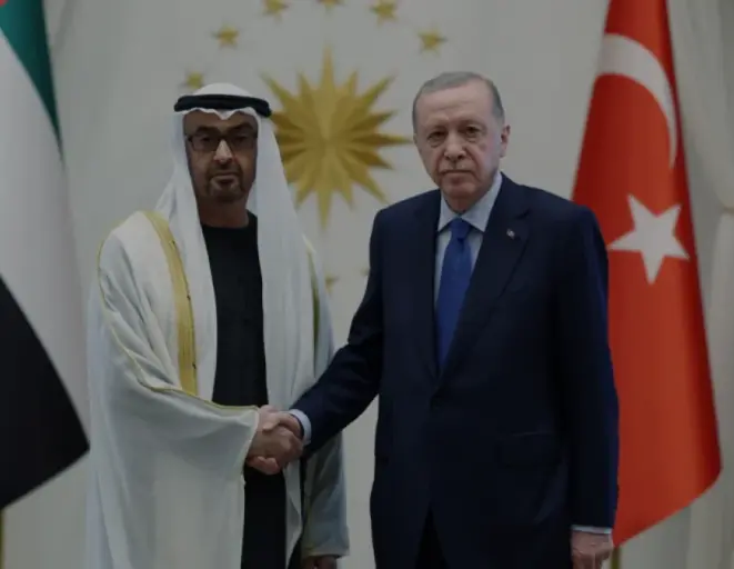 Cumhurbaşkanı Erdoğan ve Al Nahyan Bölgesel Konuları Görüştü