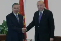 Cumhurbaşkanı Erdoğan ve Vietnam Devlet Başkanı To Lam New Yorkta Görüştü