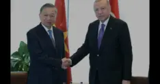 Cumhurbaşkanı Erdoğan ve Vietnam Devlet Başkanı To Lam New Yorkta Görüştü