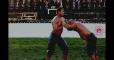 Cumhurbaşkanı Erdoğan Yağlı Güreş Cumhurbaşkanlığı Kupası Finalinde