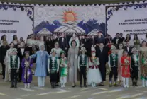 Emine Erdoğan Bişkek temasları kapsamında lider eşleriyle buluştu