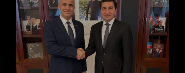 Hikmet Hacıyev ve Ferhat Pirinççi Stratejik İletişim İçin Bir Araya Geldi
