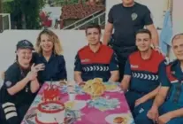 Nazilli Jandarmasından Feyza Müge Eşgin için sürpriz doğum günü