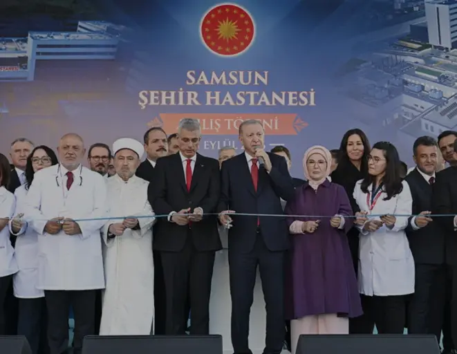 Samsun Şehir Hastanesi Cumhurbaşkanı Erdoğan Tarafından Açıldı