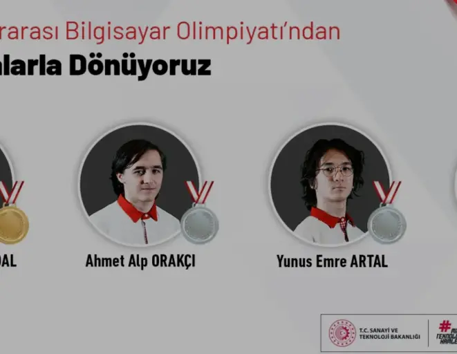 38 Uluslararası Bilgisayar Olimpiyatı'nda Türkiye'ye 4 Madalya