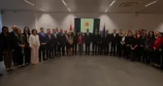 Bakan Işıkhan Belçika'da Türk Toplumu Temsilcileriyle Bir Araya Geldi