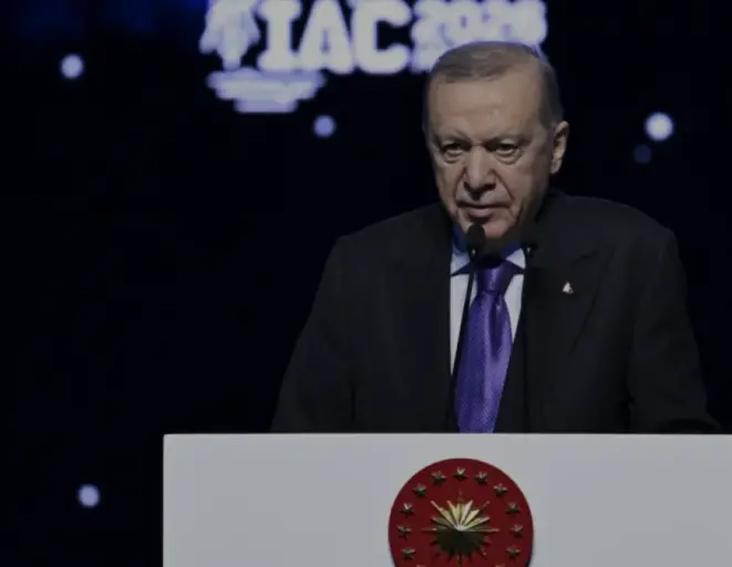 Cumhurbaşkanı Erdoğan 77 Uluslararası Uzay Kongresi'nde konuştu