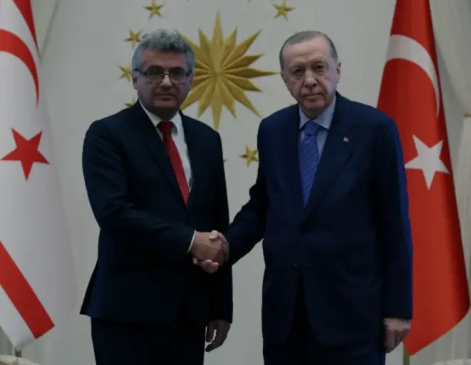 Cumhurbaşkanı Erdoğan Ankara'da Tufan Erhürman ile Görüştü