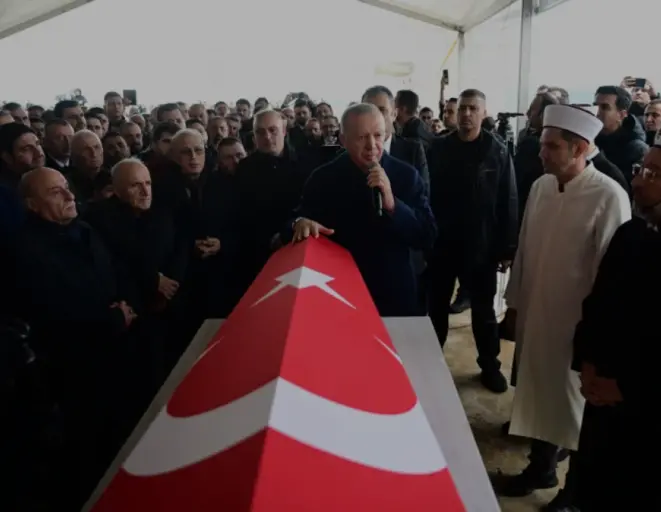 Cumhurbaşkanı Erdoğan Dündar Ziya Gültekin için düzenlenen cenazeye katıldı