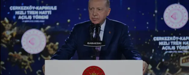 Cumhurbaşkanı Erdoğan Halkalı Kapıkule Hızlı Tren Hattını Açtı