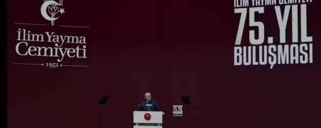 Cumhurbaşkanı Erdoğan İlim Yayma Cemiyeti 75 Yıl Buluşmasına Katıldı