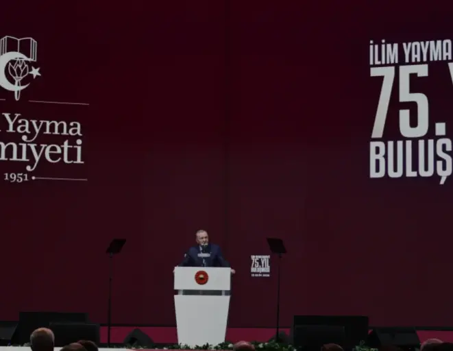 Cumhurbaşkanı Erdoğan İlim Yayma Cemiyeti 75 Yıl Buluşmasına Katıldı