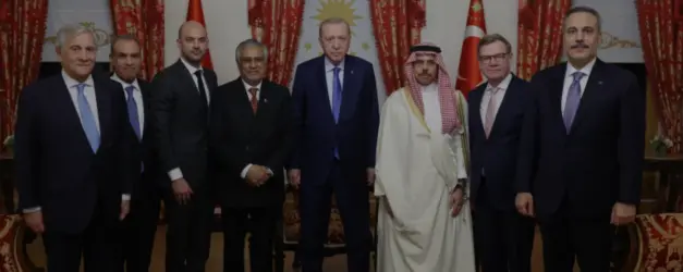 Cumhurbaşkanı Erdoğan İstanbulda 6 Ülkenin Dışişleri Bakanını Kabul Etti