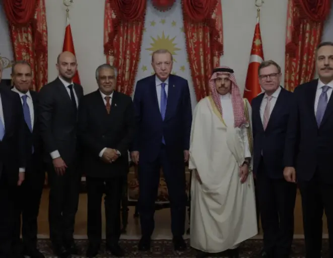 Cumhurbaşkanı Erdoğan İstanbulda 6 Ülkenin Dışişleri Bakanını Kabul Etti