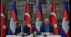 Cumhurbaşkanı Erdoğan ve Kamboçya Başbakanı Manet İş Birliğini Görüştü