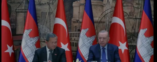 Cumhurbaşkanı Erdoğan ve Kamboçya Başbakanı Manet İş Birliğini Görüştü
