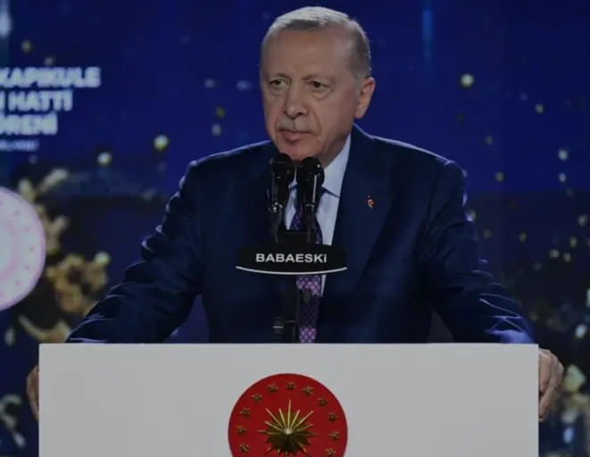 Erdoğan Çerkezköy Kapıkule Hızlı Tren Hattı Açılışında Konuştu