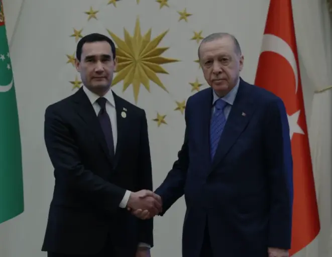 Erdoğan ve Berdimuhammedov Ankara'da Görüştü