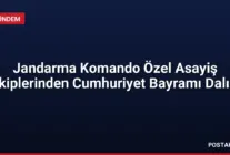 Jandarma Komando Özel Asayiş Ekiplerinden Cumhuriyet Bayramı Dalışı