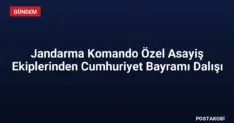 Jandarma Komando Özel Asayiş Ekiplerinden Cumhuriyet Bayramı Dalışı