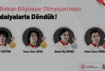 Milli Takımımız 33 Balkan Bilgisayar Olimpiyatı ndan Madalyalarla Döndü